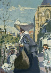 A Boa Irmã, c.1931 (óleo sobre tela) de Walter Richard Sickert