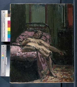 Nu numa cama de Walter Richard Sickert