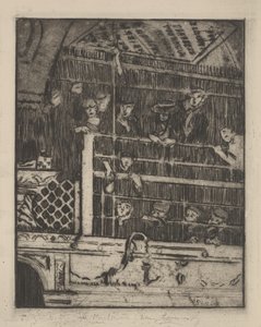 The Old Mogul Tavern, Drury Lane, 1908, publicado em 1929 de Walter Richard Sickert