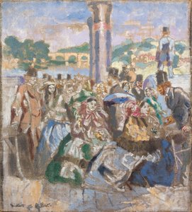 O rio [segundo John Gilbert], c. 1930-31 (óleo sobre tela) de Walter Richard Sickert