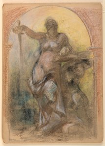 Design para uma decoração de parede de Walter Shirlaw