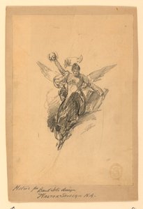 Motivo para Design de Nota Bancária de Walter Shirlaw