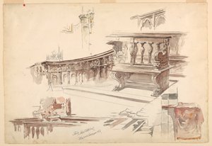 Estudos da Catedral de Siena de Walter Shirlaw