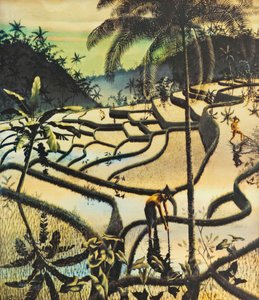Paisagem Preanger (Preanger Landscape)