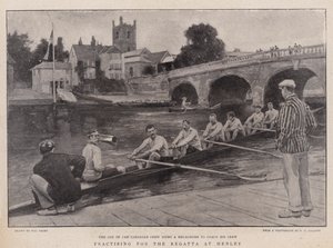 Praticando para a regata em Henley de Walter Stanley Paget