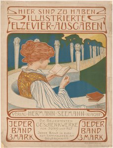 Cartaz do editor Hermann Seemann Nachfolger de Walter Tiemann