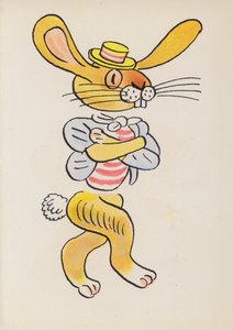 Figuras de livros infantis: Brer Rabbit (litografia a cores) de Walter Trier