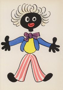 Figuras de livros infantis: Golliwog (litografia a cores)