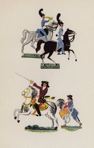 Brinquedo antigo pintado por Walter Trier (litografia a cores) de Walter Trier