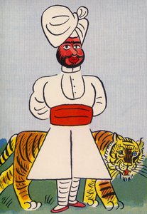 Os fatos loucos de Walter Trier: Índia (litografia a cores) de Walter Trier