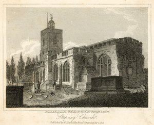 Igreja de Stepney, Londres de Walter Wallis