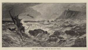 Glen Head, Donegal, cena dos destroços atrasados