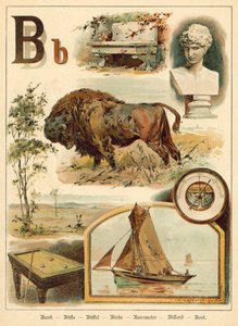 Letra B (chromolitho) de Walter Zweigle