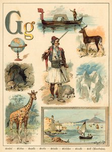 Letra G (chromolitho)