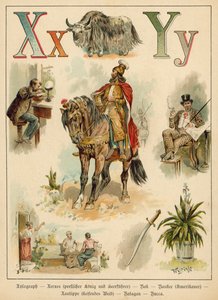 Carta X e Carta Y (chromolitho)