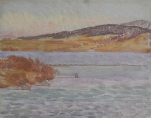 beira do lago de Walther Gamerith