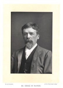George Du Maurier, escritor e artista britânico, c1895.