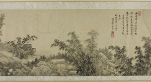 A encosta do bambu de Wang Hui