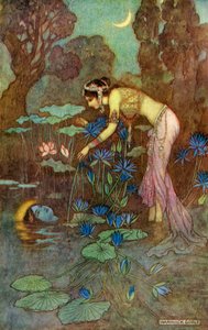 "Sita Encontra Rama Entre Flores de Lótus", 1913.