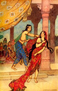 "O Calvário da Rainha Draupadi", 1913.
