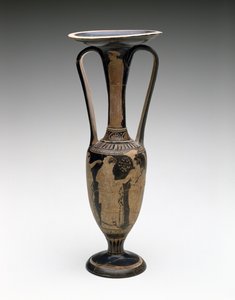 Loutrophoros com cena de casamento, 425-420 a.C. (terracota) de Washing Painter (attr. to)