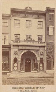 Templo de Arte de Germon, década de 1860 (foto) de Washington L. Germon
