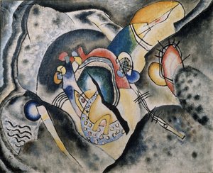 Um golpe preto, 1920 de Wassily Kandinsky