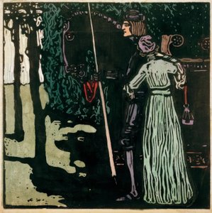 Adeus - Versão Grande de Wassily Kandinsky