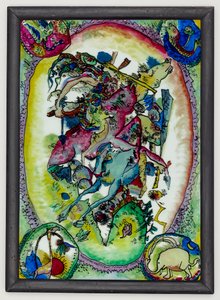 Cavaleiros Apocalípticos II de Wassily Kandinsky