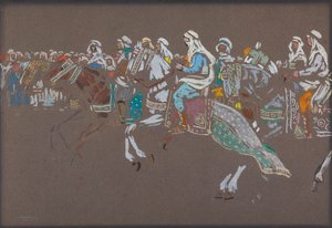 cavalaria árabe de Wassily Kandinsky