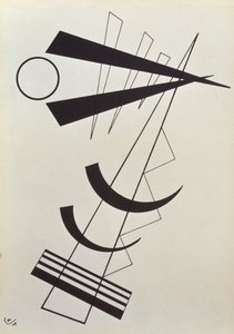 Pesos enfatizados em preto/branco de Wassily Kandinsky