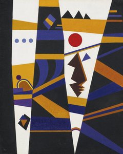 Binding par Kandinsky, Wassily Vasilyevich (1866-1944). Óleo sobre tela, tamanho : 70x60 de Wassily Kandinsky