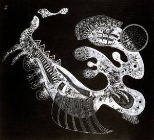 Preto e branco, século 20 de Wassily Kandinsky