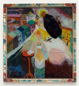 Senhora em Moscovo de Wassily Kandinsky