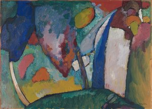 A cachoeira 1909 de Wassily Kandinsky