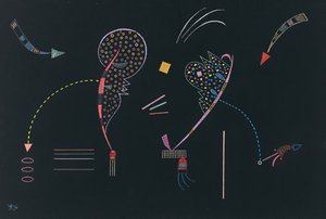 Duas Costas, 1938. de Wassily Kandinsky