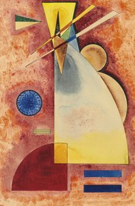 "Entrelacement" (Ineinander) Aquarelle de Vassily Kandinsky (ou Wassily Kandinski ou Kandinskij) de Wassily Kandinsky
