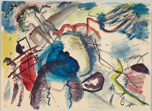 Desenho para "Imagem com margem branca de Wassily Kandinsky
