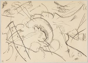 Desenho para "Imagem com margem branca de Wassily Kandinsky