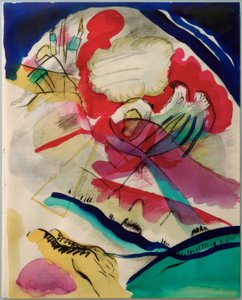 Crie imagens com linhas brancas de Wassily Kandinsky