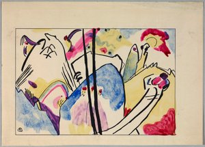 Projecto para "Composição IV de Wassily Kandinsky