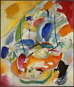 "Improvisation 31, sea battle" Bataille navale - Pintura de Vassily Kandinsky (ou Wassily Kandinski ou Kandinskij de Wassily Kandinsky