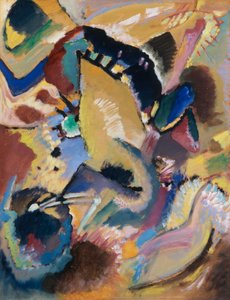 Pequeno estudo para uma pintura mural para Campbell I, Outono II (?), 1914 de Wassily Kandinsky