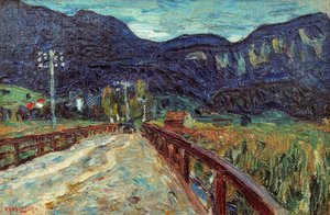 Kochel - a ponte de Wassily Kandinsky