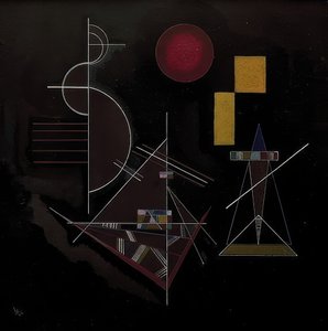 Fácil em difícil (leve em dois). 1929 de Wassily Kandinsky