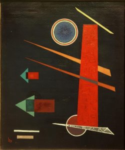 Vermelho poderoso de Wassily Kandinsky