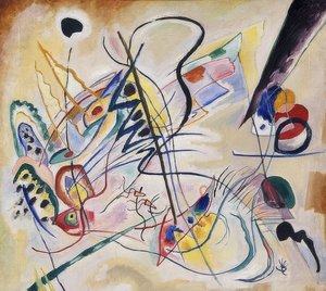 Abertura musical, cunha violeta. 1919 de Wassily Kandinsky