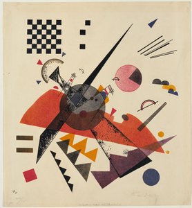 Litografia "Orange" de Vassily Kandinsky (ou Wassily Kandinski ou Kandinskij de Wassily Kandinsky