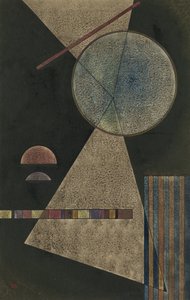 "Aquarela e guache de Vassily Kandinsky (ou Wassily Kandinski ou Kandinskij) de Wassily Kandinsky