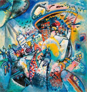 quadrado vermelho de Wassily Kandinsky